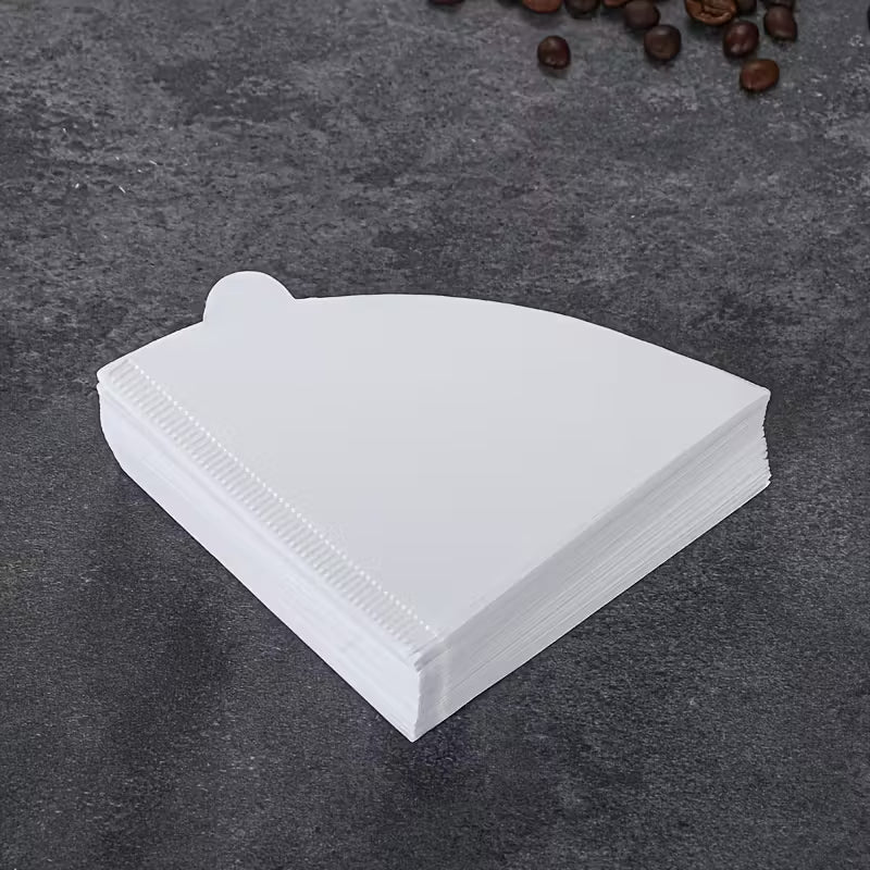 Filtros de Papel V01 – 100 Unidades (Método V60 / Dripper Cónico)