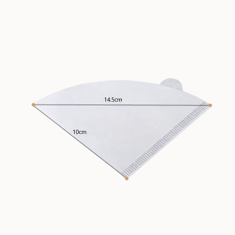 Filtros de Papel V01 – 100 Unidades (Método V60 / Dripper Cónico)