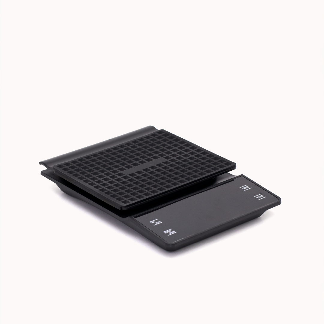 Balanza Digital de Café con Temporizador – Negra (3 kg / 0.1 g)